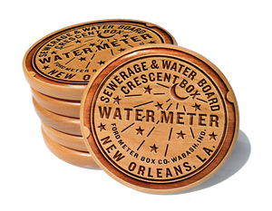 New Orleans Water Meter Coaster Set